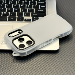 Luxury 2IN1 Candy Jelly Matte Cat Ears Case for iPhone 17 Air 16 15 14 Plus 13 12 11 Pro Max Shockproof Bumper Clear 2PCS Cover