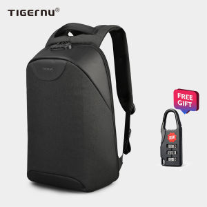 [Tigernu] กระเป๋าผ้าไนลอน เป้สะพายหลังกันน้ำอเนกประสงค์ ใส่โน๊ตบุ๊ค ขนาด 10.1-15.6 นิ้วได้ มีช่อง USB สำหรับชาร์จไฟ รุ่นT-B3611
