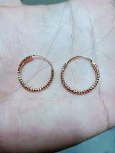 anting titanium gipsi  perhiasan wanita dewasa anti karat anti luntur