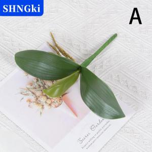 [COD] 🔥🔥🔥SHNGki Phong Lan Lá Nhân Tạo Phalaenopsis Thân Cây Lá Giả Cymbidium Hoa Lá Màu Xanh Lá Cây Bất Cảm Ứng Cao Su Số Lượng Lớn Trang Trí Nội Thất