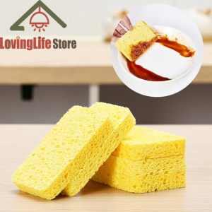 【LovingLife Store】bán Chạy 1 Miếng Bọt Biển Rửa Chén Miếng Cọ Rửa Miếng Rửa Chén Thấm Nước Gia Dụng Cotton Bột Gỗ Tự Nhiên Miếng Bọt Biển Làm Sạch Thần Kỳ Dụng Cụ Làm Sạch Nồi Dụng Cụ Làm Sạch Nhà Bếp