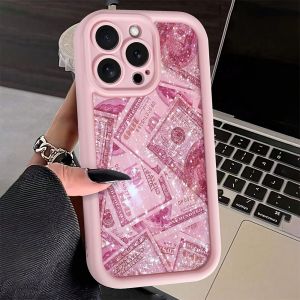 Rose gold printed TPU phone case suitable for iPhone 17 16 15 14 13 12 11 Pro/Max/Plus anti drop and shockproof back cover