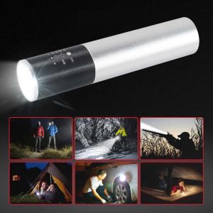 Senter Lighting LED Portable Flashlight USB Lithium Electricity Lighting