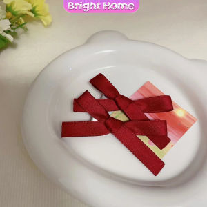 กิ๊บติดผมหน้าม้า ประดับโบว์ กิ๊บติดผมริบบิ้นน่ารัก จํานวน 2 ชิ้น ต่อชุด Hairpins