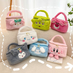 【Lifefree】COD กระเป๋าใส่เครื่องสำอาง กระเป๋าถือ มีหูหิ้ว มีซิป พกพาสะดวก ลายการ์ตูน แพ็กเกจเก็บของ ของขวัญสำหรับเด็กผู้หญิง