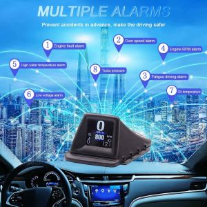 (Chính hãng) Thiết bị Hud hiển thị tốc độ OBD2 + GPS báo km xóa mã lỗi ô tô kiểm soát tổng thể xe bản đặc biệt lắp các xe đồ chơi phụ kiện xe hơi