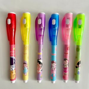 5 PCS Multi functional  UV pen magic pen banknote verification pen LED light pen