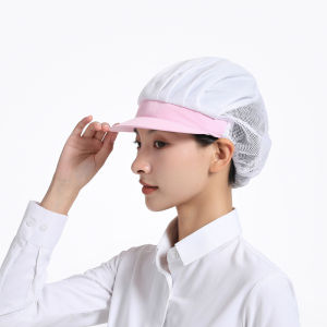 Fashion Chef Waiter Mesh/Cotton Hat Cap Hairnet For Chef Restaurant Net Workshop