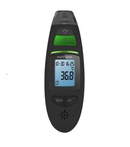 Nhiệt Kế Hồng Ngoại Medisana TM 750 Nhiệt kế đo trán có cảnh báo sốt màn hình màu hiển thị LCD