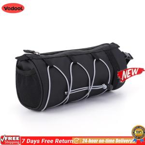 [VODF] Insulated Bicycle Cooler Bag Large Capacity Cycling Mobile Phone Bag Accessories Storage Front Trunk Pannier Pack