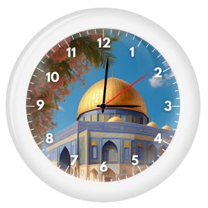AYM Spesial 1 - Jam Dinding Kabah Mekah / Nabawi / Kabah 30CM - Jam Dinding Islami ( Free Baterai ) Jam Dinding Motif Masjid Hiasan Dinding Dekorasi Rumah
