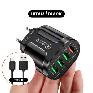 NVN-PTC09 CHARGER 1SET 4 USB QUALCOMM 3.0 FAST CHARGING ALL TIPE HP