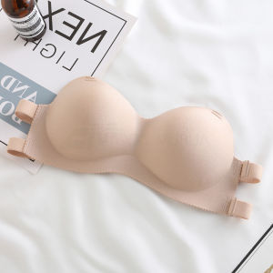 F.six Seamless Strapless Push Up Bra Backless