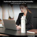 PELIFLASK 18oz/ 64oz Wide mouth Vacuum Insulated Stainless Steel Drinking Water Bottle - Elegant White. 