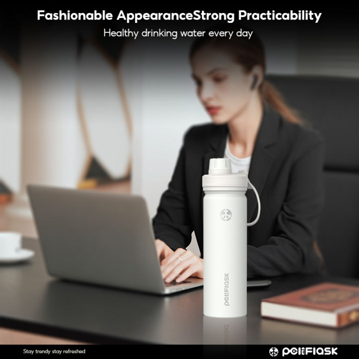 PELIFLASK%2018oz/%2064oz%20Wide%20mouth%20Vacuum%20Insulated%20Stainless%20Steel%20Drinking%20Water%20Bottle%20-%20Elegant%20White%20-%20Image%204