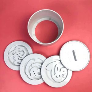 Khuôn Xôi Phúc Lộc Thọ Phát Tài Khuôn Làm Bánh Nhựa Nguyên Sinh An Toàn Cho Sức Khỏe Đường Kính 12Cm