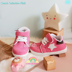 SEPATU SNEAKERS ANAK - SEPATU ANAK - SNEAKERS ANAK - A56 - ORIGINAL BRAND - CORICH BABY SHOES - SNEAKERS - PREWALKER - ANAK - SEPATU BALITA - SEPATU - SEPATU ANAK USIA 11 - 24 BULAN - LAKI LAKI - BABY SHOES - SOL PUTIH