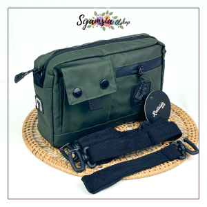 Hand Bag Pria Clutch Cowok Tas Tangan Pria Terbaru Sling bag Kekinian Hanging Wallet Railside