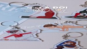 [FREE GÓI QUÀ] Móc Khóa Yoga Tiệm Quà An Yên Tặng Học Viên Quà Móc Khóa Yogi Mica Tặng Sinh Nhật
