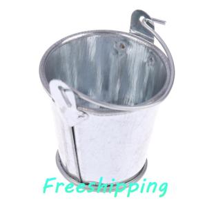 baoxue 1 6 1 12 Dollhouse Miniature Metal Bucket Mini Kitchen Decor Pretnd Play Toy