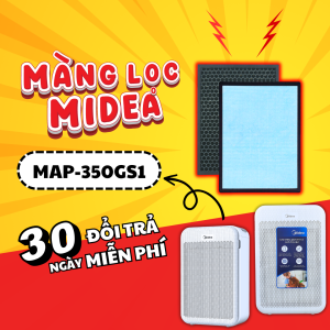Màng lọc không khí Midea KJ350G-S1 MAP-350GS1. Lõi lọc cho máy lọc không khí Midea giá rẻ