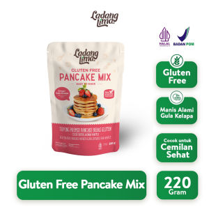 Ladang Lima Pancake Mix 220gr (With Extra Topping Cranberry)