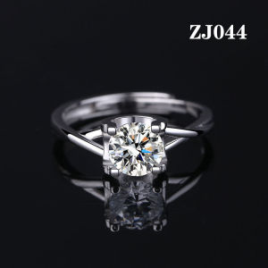 5A Eight Hearts Eight Arrows Zircon Ring for Women Adjustable Light Luxury Couple Proposal Best Friend Gift