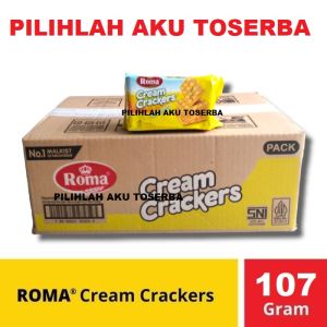 Biskuit Malkist Roma Cream Crackers 107 Gr - 1 KARDUS ISI 20 PCS