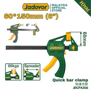 Jadever Tools Quick Bar Clamp / Spreader / Wood Clamp (6" 12 18 24")  - JDCP4306 JDCP4312 JDCP4318 JDCP4324