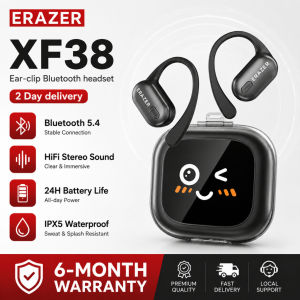 【Malaysia In Stock】Lenovo ERAZER XF38 AI Translation Headset LED Wireless Headset Bluetooth 5.4 AI Real-Time Translation Headset IPX7 Waterproof In-Ear HIFI Sound Quality