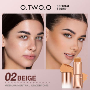 O.TWO.O Contour Stick Bronzer Pen 4 Colors Longwear Waterproof Formula Brightening Soft Smooth Naturally Easy to Sculpt Face Makeup