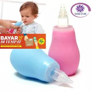 SS Alat Penyedot Ingus Bayi Alat Pembersih Hidung Bayi Anak Sedotan Ingus Bayi Anak Sedot Cairan Ingus Bayi / Baby Nose Cleaner Nasal Aspirator - Random Color
