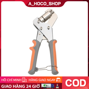 Bộ kìm bấm mắt cáo 10mm Kèm 100 khoen Ô rê – Dụng cụ bấm khoen cho bạt Hiflex da giấy thủ công