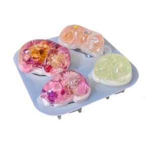 3D Dogs Kitten Silicone Molds for Soap Animal Figurine Silicone Molds Gypsum Silicone Molds for Home Decoration