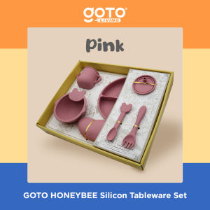 Goto Honeybee Tableware Set Peralatan Alat Makan Bayi Silikon 6in1