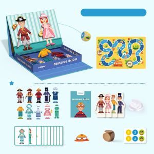 Đồ Chơi Ghép Hình Nam Châm Phiên Bản Mới Gồm Bao Gồm Trò Chơi BoardGame - Mideer Magnets Toys