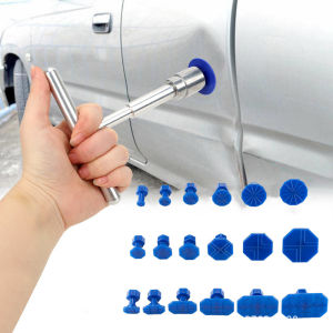 👍🏻18 pieces can be removed at a time👍🏻Value-for-money car dent repair tool / Multi-size blue adhesive strips no soldering required protects the original paint / Reusable repairs small dents quickly and efficiently