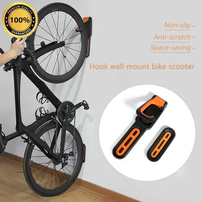 Bicycle Wall Mount Rack Mtb Road Bike Storage Fixed Hanging Hook Bike Support Stand Bracket Holder for Cycling Scooter