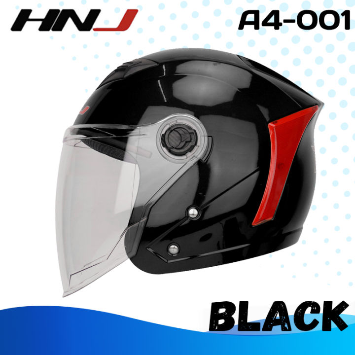 HNJ A4-001PLAIN Women's Motorcycle Helmet Half Helmet Single Shade  Universal Lazada PH