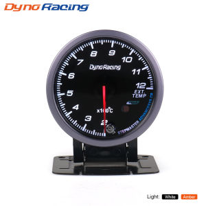 Dynoracing 60MM Exhaust Gas temp gauge White/Amber light with peak function 200-1200C EGT Gauge Car meter