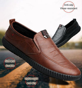 supercomfort Mens slip-on business casual leather shoes Comfortable to Wear
