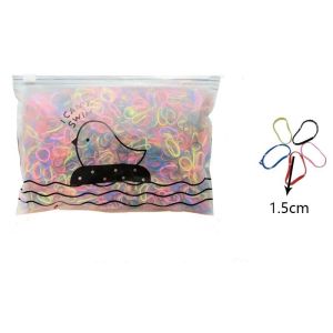 100PCS/Pack Women Rubber Band Korean Elastic Hair Hoop Simple Style Popular Hair Band Hair Tie