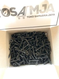 Termurah SEKRUP / SKRUP GYPSUM HITAM TAJAM 1"X6 1/2"X6 OWL