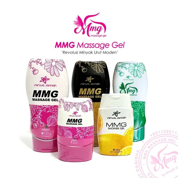 Pilihan produk MMG Marvellous Massage Gel dalam beberapa varian