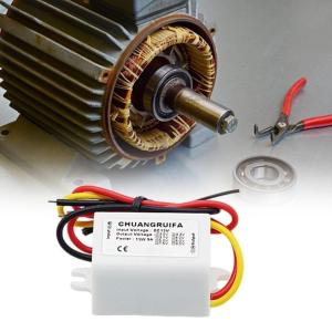 ตัวแปลง15W โมดูลประหยัดพื้นที่ตัวควบคุมพลังงาน3A 12V เป็น5V 3A สำหรับระบบอัตโนมัติในบ้านอุปกรณ์ในรถยนต์