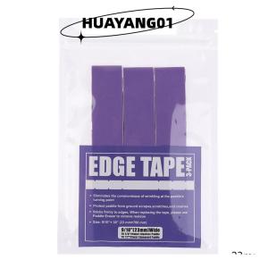 HUAYANG01 [2023 new HOT FASHION] 3Pcs Pickleball Racket Edge Sticker Paddle Head Edge Tape Sticker Reduce Impact And Friction Prevention Frame Protective Tape