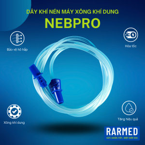 Phụ kiện dây dẫn khí nén máy xông khí dung Biohealth NEB PRO