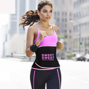 Korset Perut Sabuk Pelangsing SWEET SWEAT WAIST TRIMMER BELT Sabuk Pembakar Lemak