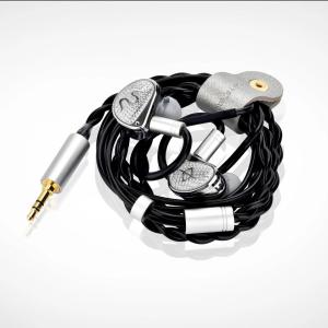 EarAcoustic Audio STA-Hi End MAX IEM In-ear Wired HiFi Earphones 10mm DLC & 6mm Composite Dual Driver with Interchangeable Cable