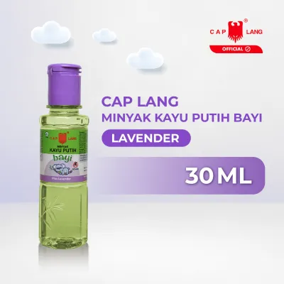 Minyak Kayu Putih Bayi Cap Lang Lavender 30ml - Formula Khusus Pelembab Kulit & Aromatherapy Membantu Meredakan Masuk Angin Gatal Akibat Nyamuk